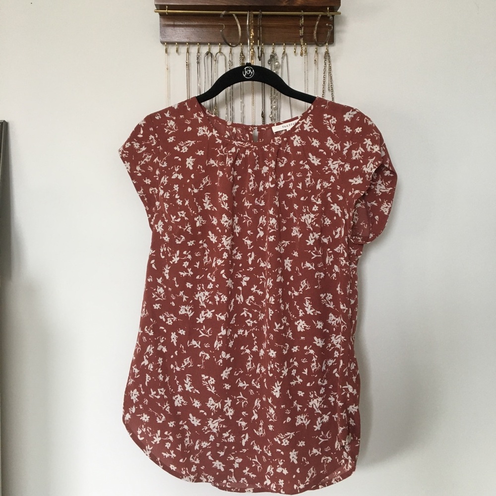 NWT fun2fun Burnt Orange Blouse